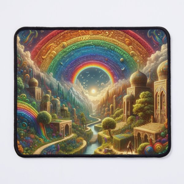 Item preview, Fantasy Landmark Rainbow and Architecture designed and sold by Emoji Emblems.