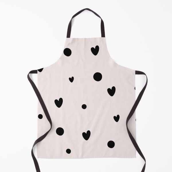 Item preview, Tiny Black Hearts & Dots designed and sold by PatternInArt.