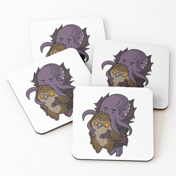 Item preview, Cute Emperor (Mindflayer) carrying Owl Bear | Baldurs Gate 3 | BG3 | DND designed and sold by SquirkyShop.
