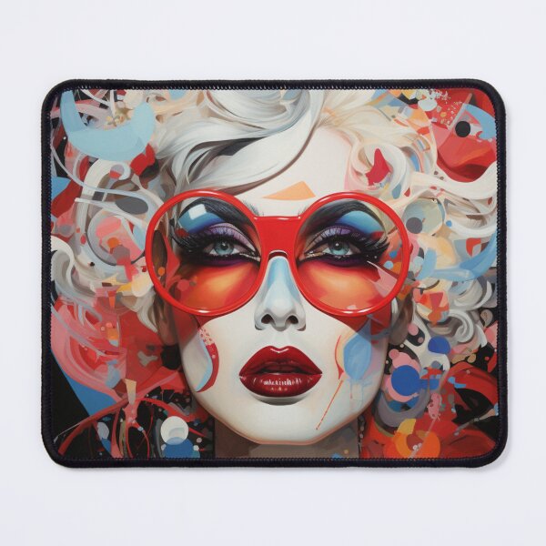 Item preview, Drag Queen con gafas designed and sold by whitecat23.