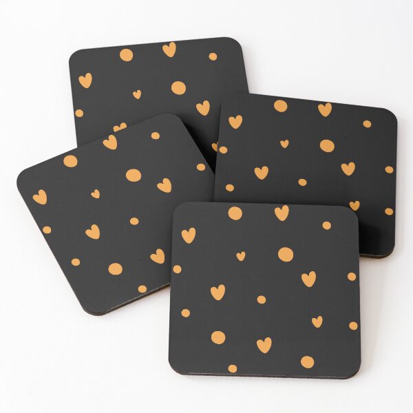 Item preview, Tiny Orange Hearts & Dots designed and sold by PatternInArt.