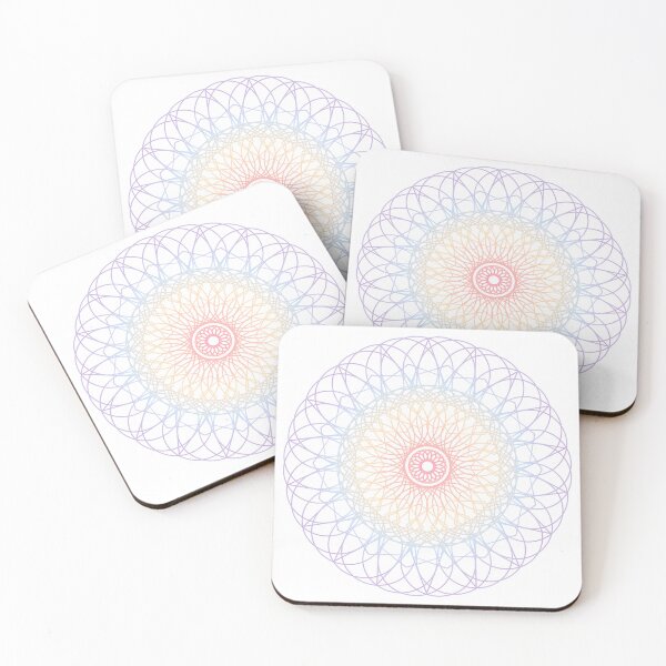 Item preview, Pastel rainbow mandala  designed and sold by Yaragold.