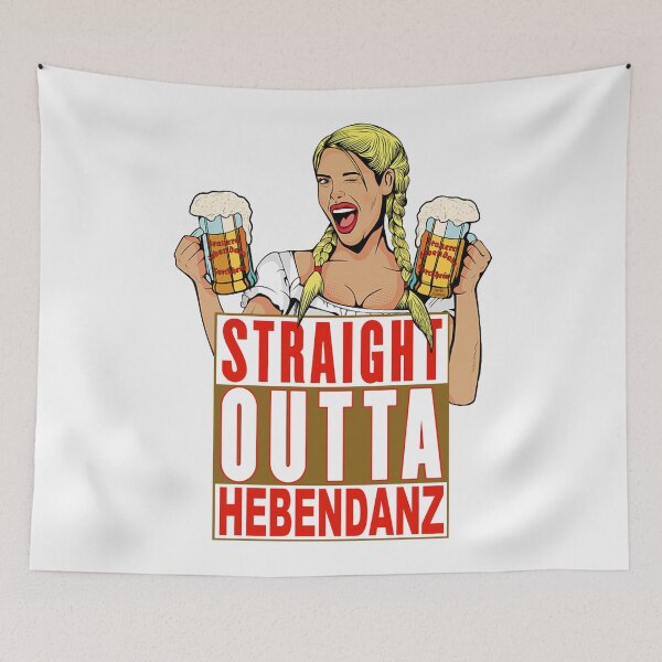 Item preview, Straight Outta Hebendanz; Forchheim; Frankonia; designed and sold by StickerApe.