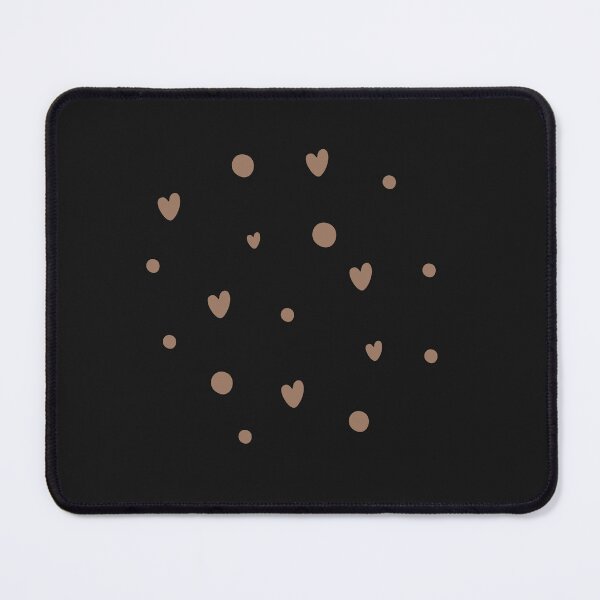 Item preview, Tiny Brown Hearts & Dots designed and sold by PatternInArt.