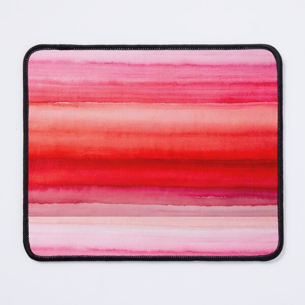 Item preview, Vibrant pink and orange watercolor stripes, striped pattern texture designed and sold by patterncrow.