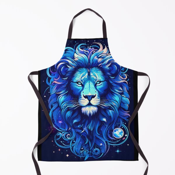 Item preview, Lion spirit animal with colourful space background designed and sold by DesireeVDA.