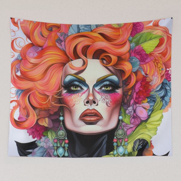 Artikelvorschau, Neon Drag Queen entworfen und verkauft von whitecat23.
