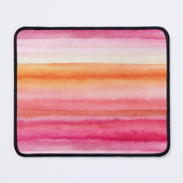 Item preview, Pink and orange watercolor stripes, striped pattern texture designed and sold by patterncrow.