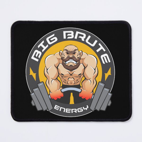 Item preview, Big Brute Energy Strong Bulky Man Deadlifting Lifting Heavy Weights Bodybuilding Weightlifting designed and sold by Elerve-Shop.
