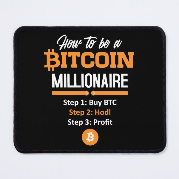 Item preview, Counting Down the Hours to Become a Bitcoin Millionaire designed and sold by EricCORE.