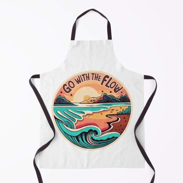 Item preview, Go With the Flow Sunset Waves Design designed and sold by NiftyWrx.