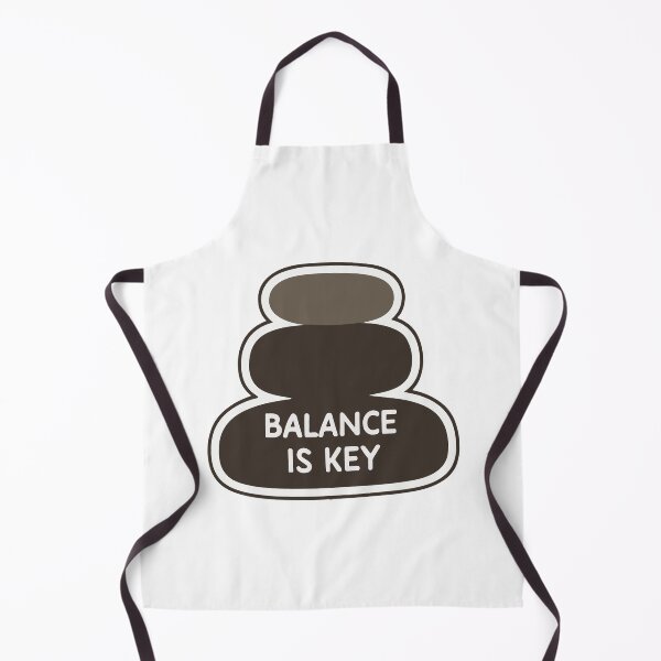 Item preview, Balance Is Key - Zen Stones Sticker designed and sold by NiftyWrx.