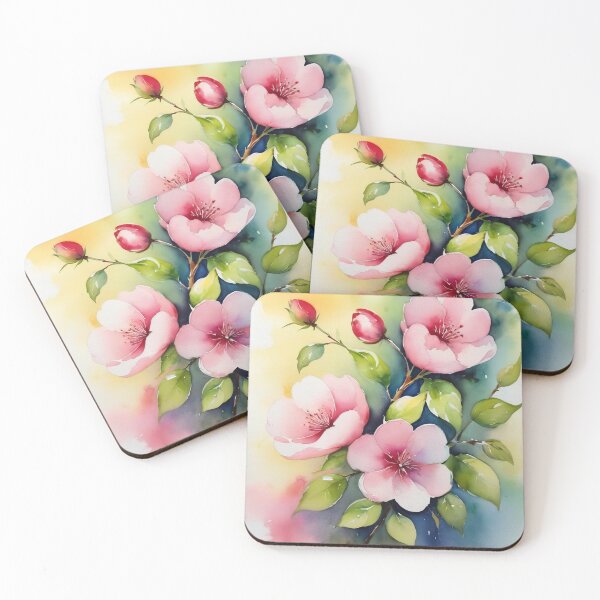 Item preview, Delicate apple blossoms in spring designed and sold by BalancerDesign.