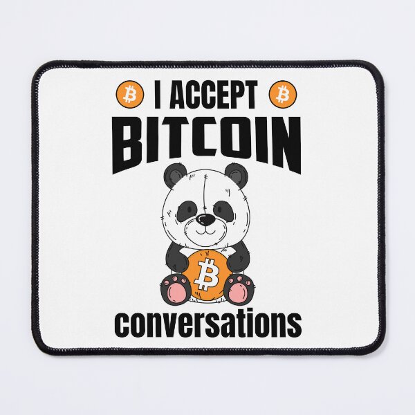 Item preview, Engage in Bitcoin Conversations, I Accept Bitcoin Conversations designed and sold by EricCORE.