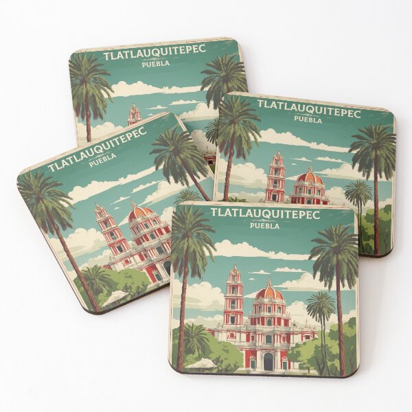 Item preview, Tlatlauquitepec Puebla Magic Town Mexico Vintage Travel Tourism Poster  designed and sold by TravelersGems.