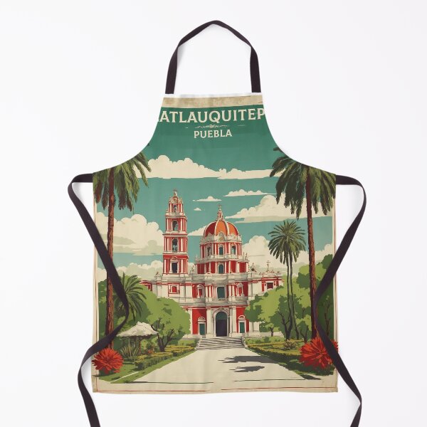 Item preview, Tlatlauquitepec Puebla Magic Town Mexico Vintage Travel Tourism Poster designed and sold by TravelersGems.