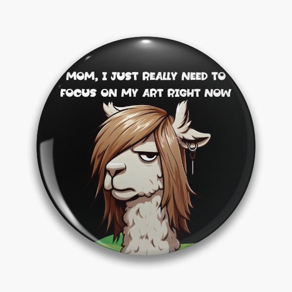 Item preview, Art Focus Llama Funny Cartoon designed and sold by André Botes.