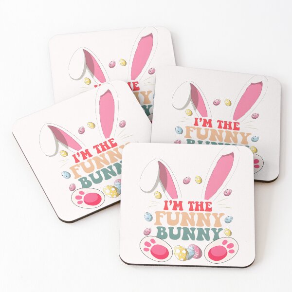Item preview, Retro Easter Funny Bunny designed and sold by Pawfectly Cute.