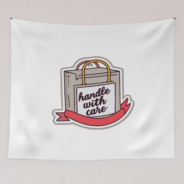 Item preview, Handle With Care Evidence Bag Design designed and sold by NiftyWrx.
