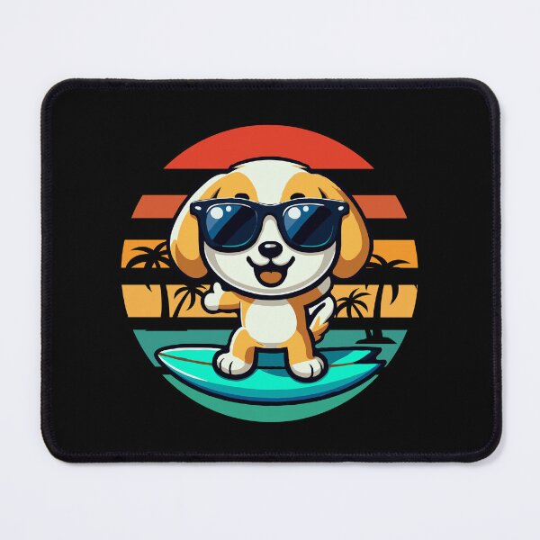 Item preview, Dog On A Surfboard designed and sold by McThingummy.