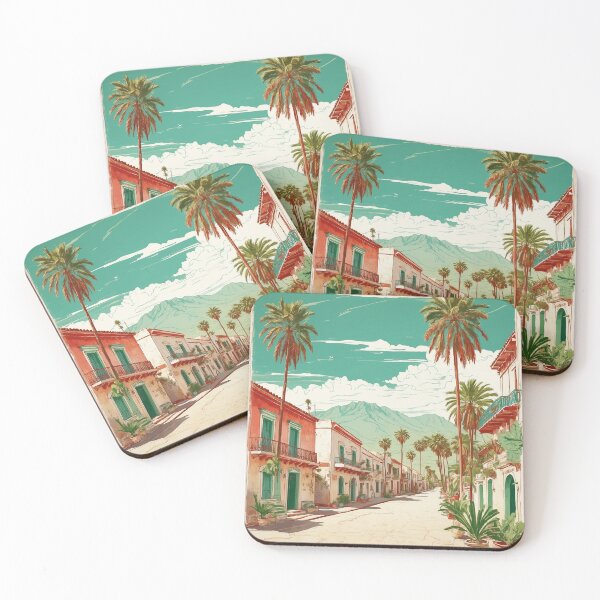 Item preview, Todos Santos Baja California Sur Magic Town Mexico Vintage Travel Tourism Poster  designed and sold by TravelersGems.