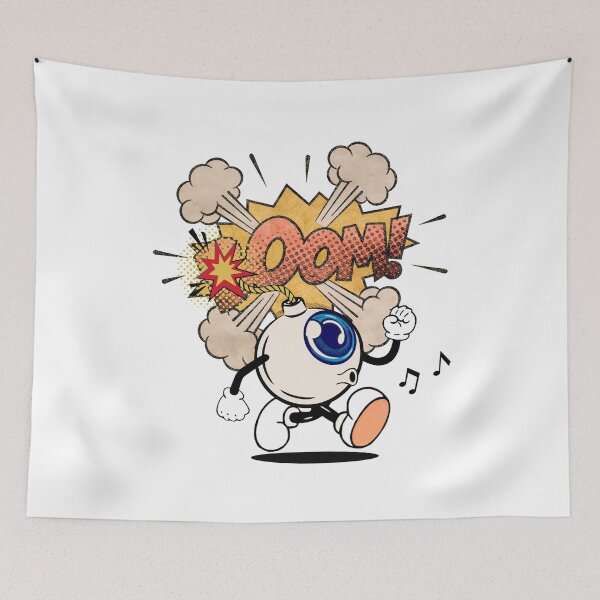 Artikelvorschau, Boom! Maskottchen entworfen und verkauft von HB Shirts.