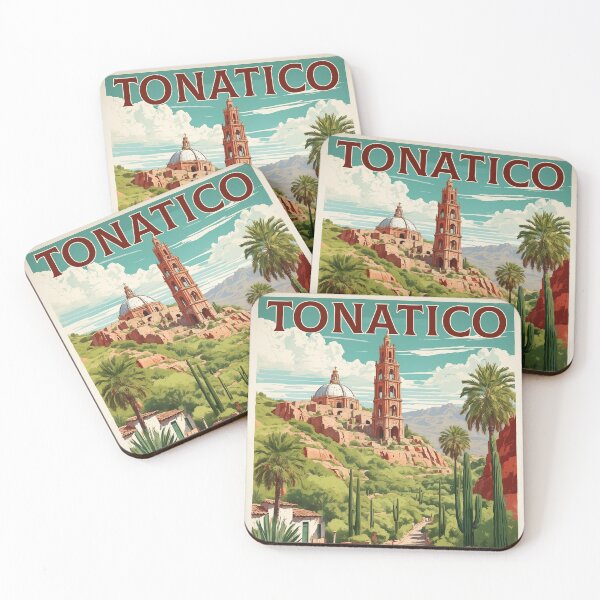 Item preview, Tonatico Estado de Mexico Magic Town Mexico Vintage Travel Tourism Poster  designed and sold by TravelersGems.