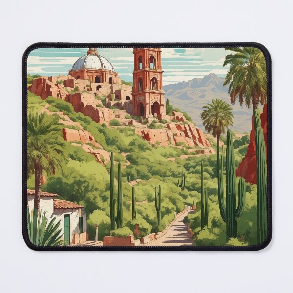 Item preview, Tonatico Estado de Mexico Magic Town Mexico Vintage Travel Tourism Poster designed and sold by TravelersGems.