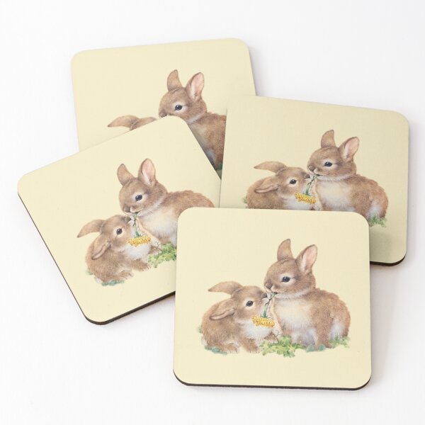 Item preview, Cute rabbits  designed and sold by Moonflowerbt1.