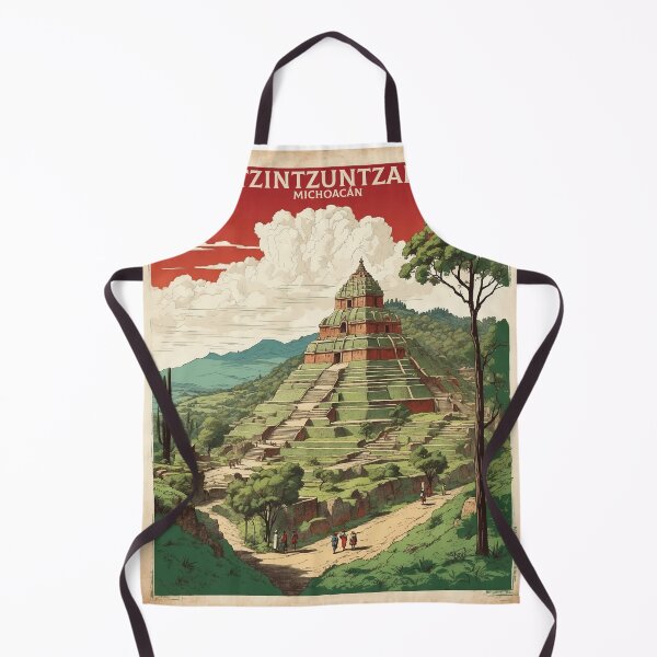 Item preview, Tzintzuntzan Michoacan Magic Town Mexico Vintage Travel Tourism Poster designed and sold by TravelersGems.