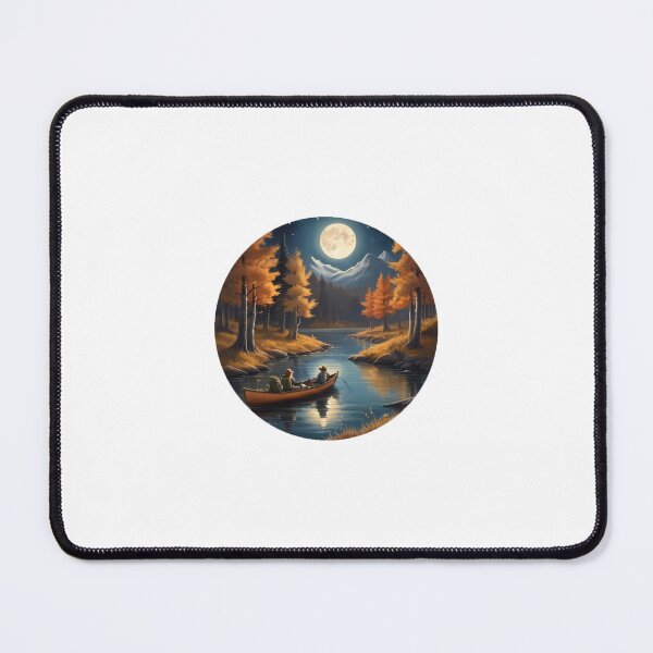 Item preview, Harvest Moon Fishing Trip - Serene Autumn Evening designed and sold by Daniel Haddad.