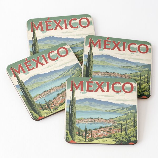 Item preview, Mexico Valle de Bravo Magic Town Mexico Vintage Travel Tourism Poster  designed and sold by TravelersGems.