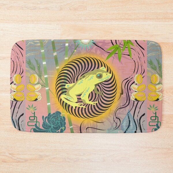 Item preview, Japanese frog of Gold and Money, cute and colorful froggy designed and sold by Sugar Wisdom .