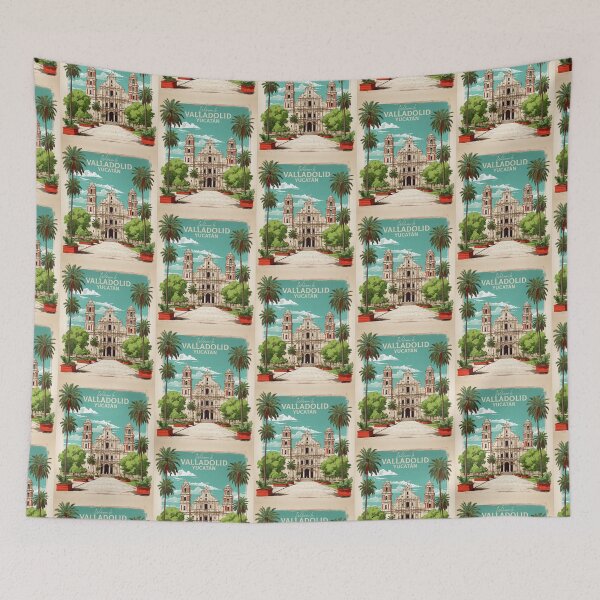 Item preview, Valladolid Yucatán Pueblo Mágico México Vintage Viajes Turismo Póster designed and sold by TravelersGems.