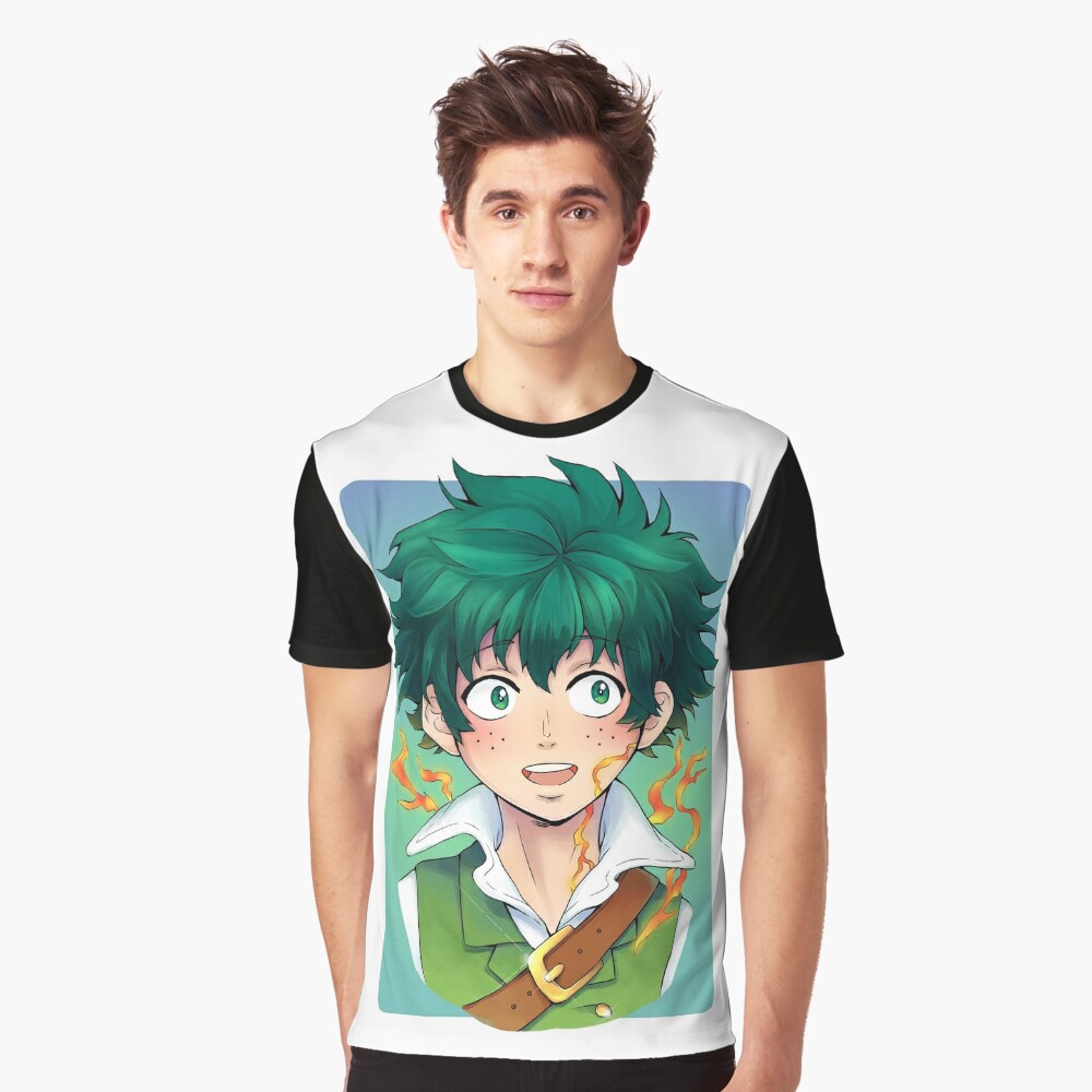 "Deku AU Fanart" T-shirt by rebezza | Redbubble