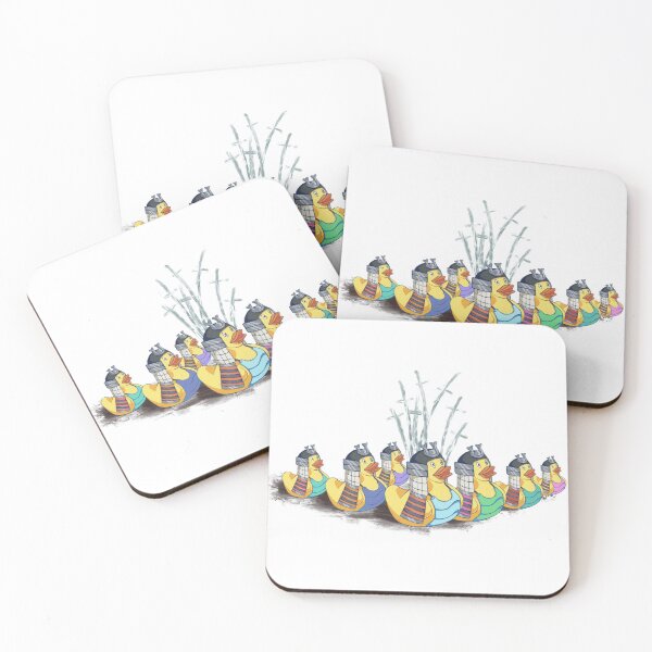 Item preview, The Seven Samurai Ducks designed and sold by Hannahglasson.