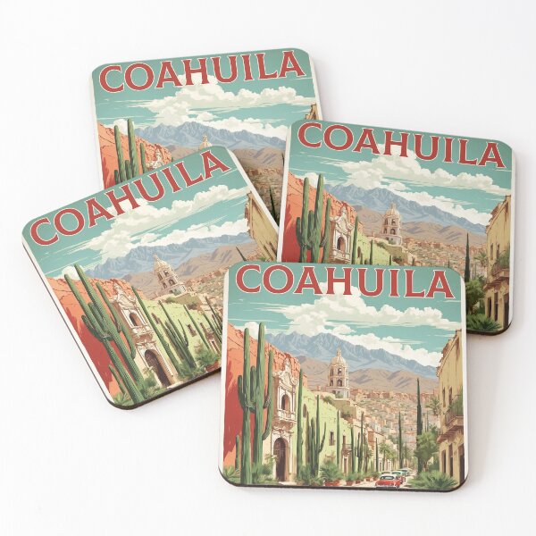 Item preview, Viesca Coahuila Magic Town Mexico Vintage Travel Tourism Poster  designed and sold by TravelersGems.