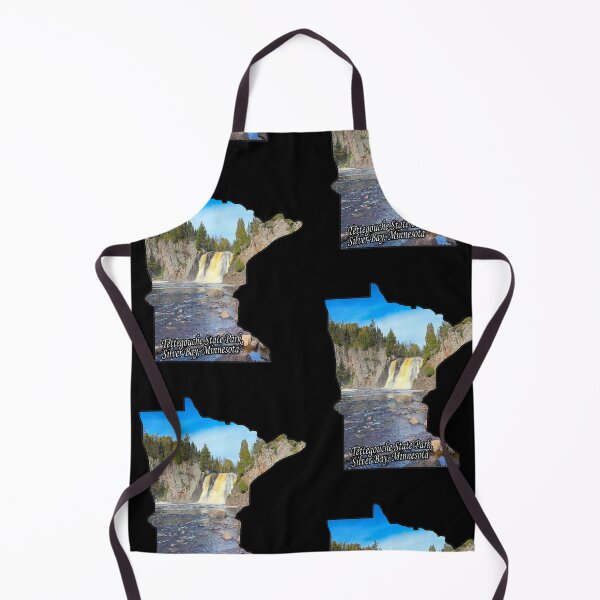 Item preview, Minnesota State Outline (Tettegouche State Park High Falls) designed and sold by gorff.
