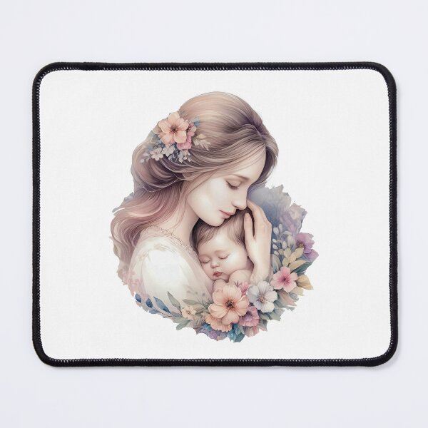 Item preview, Mother and Baby floral design. Mothers day gift designed and sold by SideKickCreates.