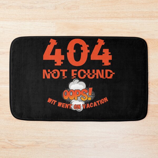 Item preview, 404 not found, wit Went on vacation  designed and sold by Athieoshop.