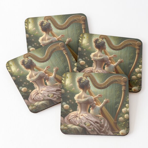 Item preview, Rococo Harmony: Enchantment of the Harp designed and sold by DeenaDee.