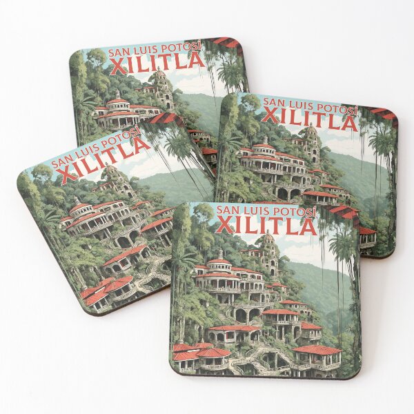 Item preview, Xilitla San Luis Potosi Magic Town Mexico Vintage Travel Tourism Poster  designed and sold by TravelersGems.