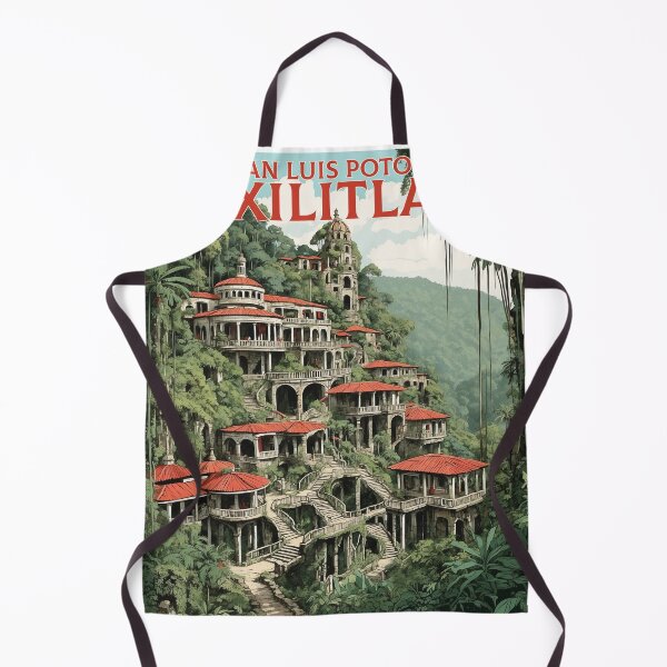 Item preview, Xilitla San Luis Potosi Magic Town Mexico Vintage Travel Tourism Poster designed and sold by TravelersGems.