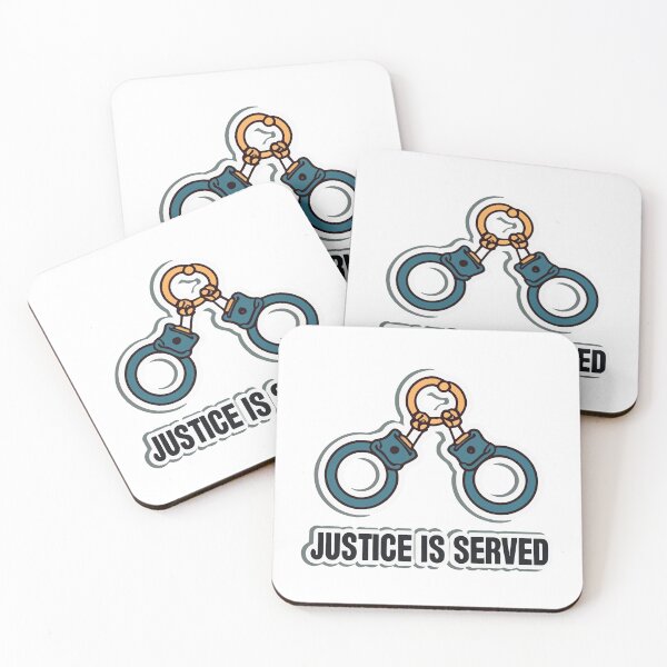 Item preview, Justice is Served - Classic Handcuffs Design designed and sold by NiftyWrx.