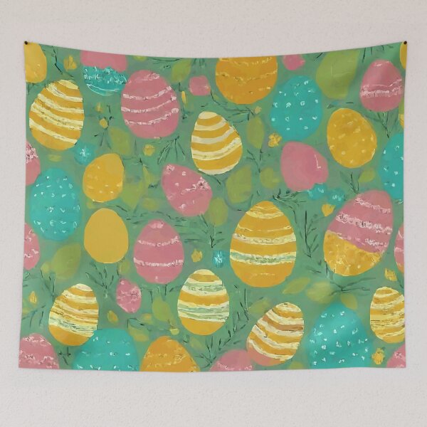 Item preview, Springtime Easter Egg Pattern designed and sold by MadebyTommy.