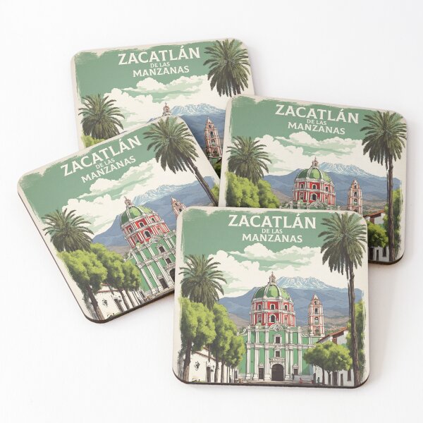 Item preview, Zacatlán de las Manzanas Puebla Pueblo Mágico México Viajes Vintage Turismo Póster designed and sold by TravelersGems.