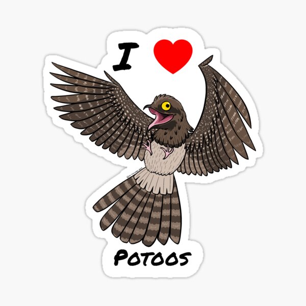 Item preview, Weird and Wonderful World - I Love Potoos designed and sold by Dexter McKinnery.