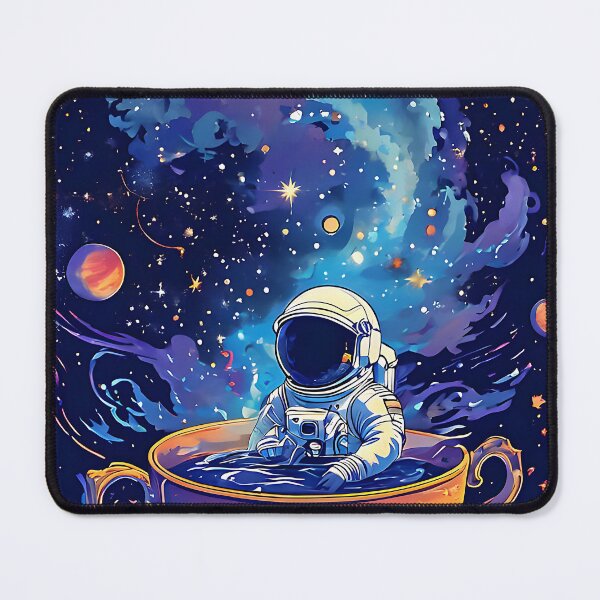 Item preview, Surreal astronaut in teacup designed and sold by DesireeVDA.