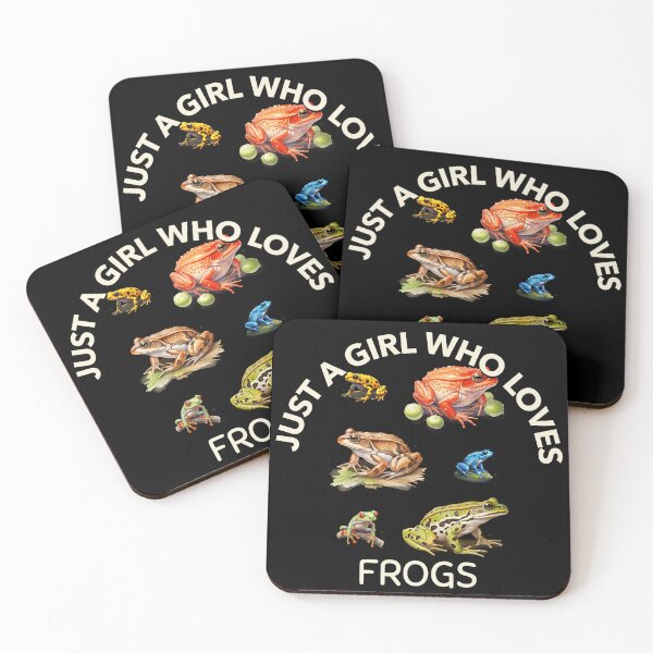 Item preview, Just a girl who loves frogs, cute frog lover designed and sold by wittyprinttop.