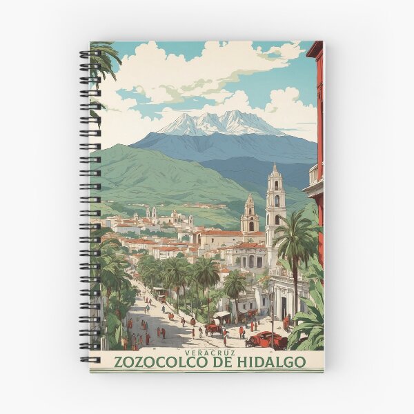 Item preview, Zozocolco de Hidalgo Veracruz Vintage Travel Tourism Poster  designed and sold by TravelersGems.